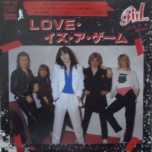 GIRL - Love Is A Game Japan Single